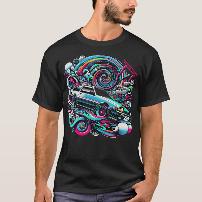 S2 Drifttriebwagen (75) T-Shirt (Vorderseite)