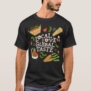 S2-Farm an den Tisch ernähren sich von lokalem lan T-Shirt
