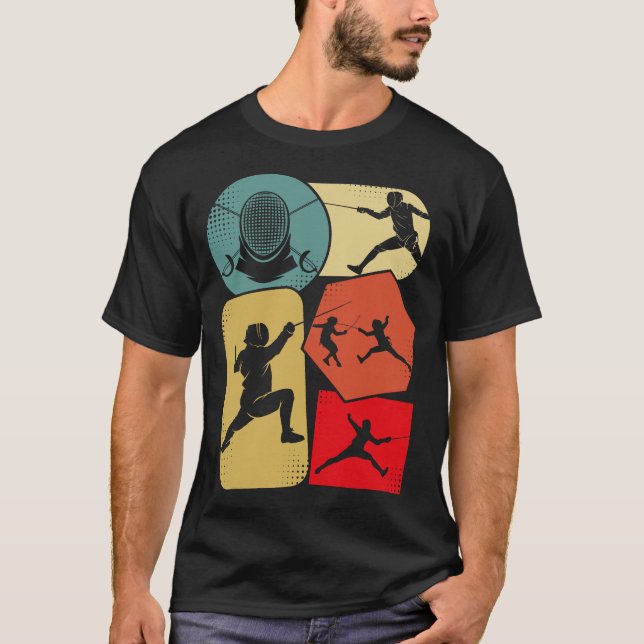 S2 Fencing Fencer (121) T-Shirt (Vorderseite)