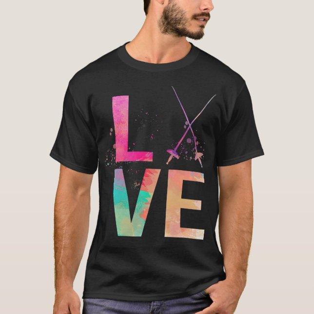 S2 Fencing Fencer (167) T-Shirt (Vorderseite)