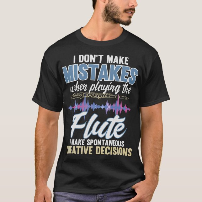 S2 Flute Player Flutist Flutist (293) T-Shirt (Vorderseite)