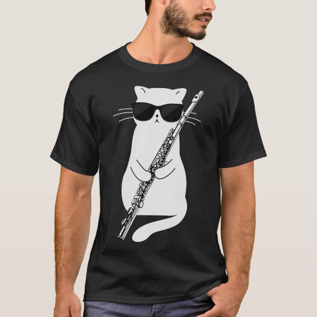 S2 Flute Player Flutist Flutist (298) T-Shirt (Vorderseite)