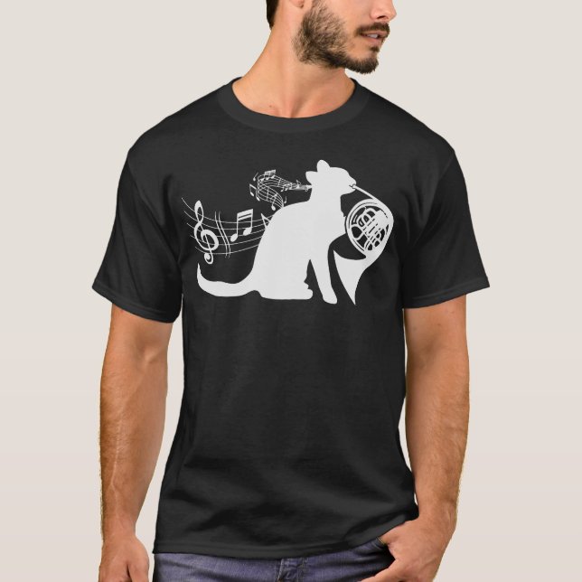 S2 Französisches Horn (18) T-Shirt (Vorderseite)