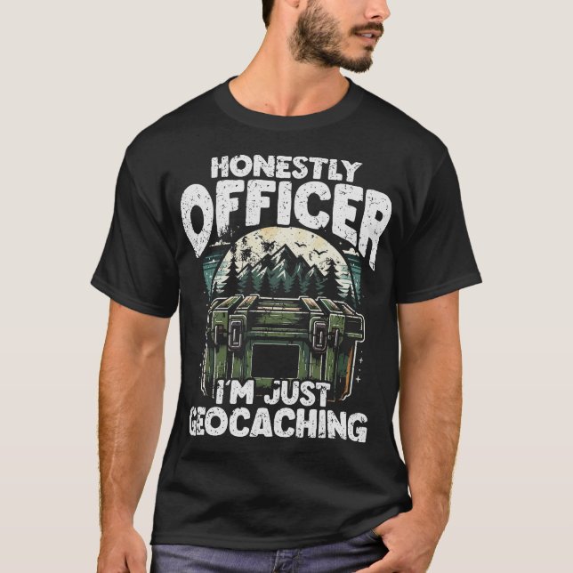 S2 Geocaching Geocache Geocacher (153) T-Shirt (Vorderseite)
