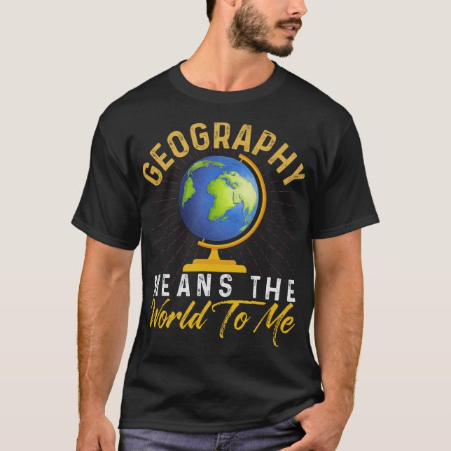 S2 Geography Geographer (142) T-Shirt (Vorderseite)
