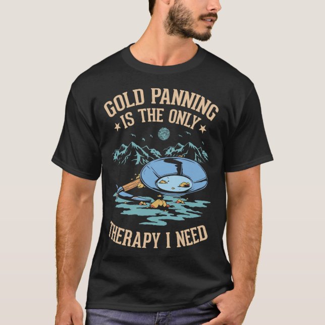 S2 Gold Panning Gold Panner (99) T-Shirt (Vorderseite)