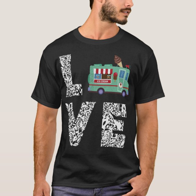 S2 Ice Cream Truck Trucks (103) T-Shirt (Vorderseite)