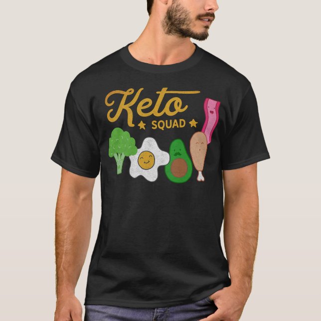 S2 Keto Diät Ketogenische Ketone Ketone Ketosis (8 T-Shirt (Vorderseite)