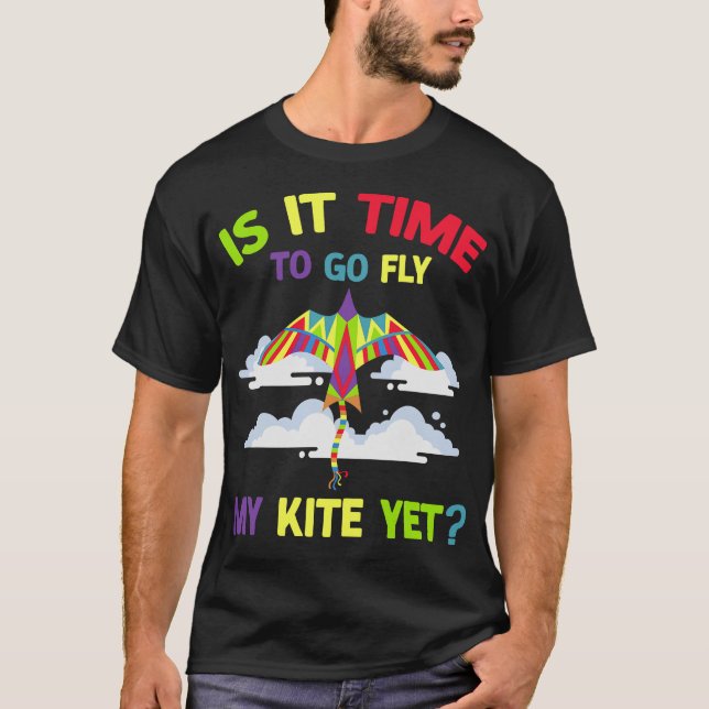 S2 Kite Flying Fly Kites (129) T-Shirt (Vorderseite)