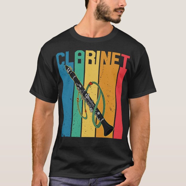 S2 Klarinettendeutscher (91) T-Shirt (Vorderseite)