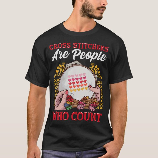S2 Kreuzstich (27) T-Shirt (Vorderseite)