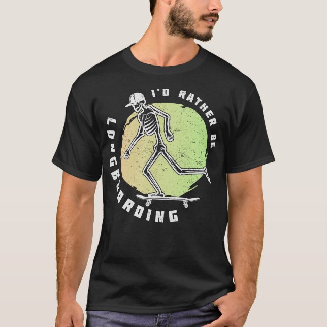S2 Longboarding Longboard Longboarder (145) T-Shirt (Vorderseite)