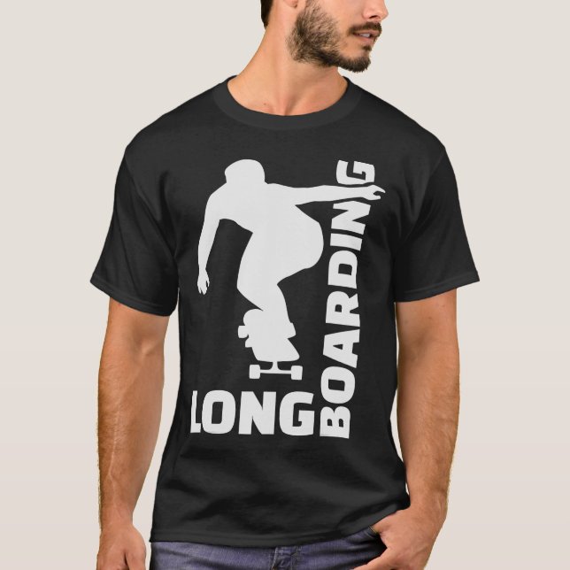 S2 Longboarding Longboard Longboarder (14) T-Shirt (Vorderseite)