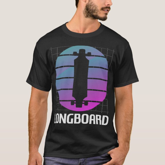 S2 Longboarding Longboard Longboarder (93) T-Shirt (Vorderseite)