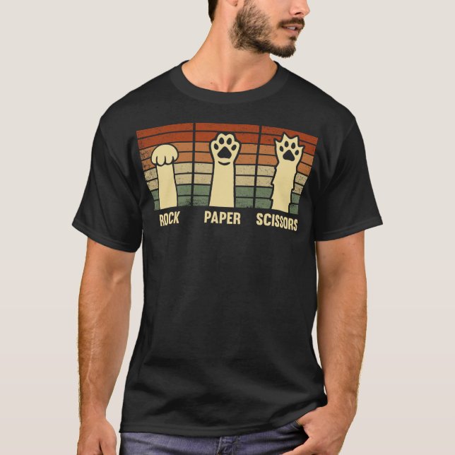 S2 Schere Stein Papier (18) T-Shirt (Vorderseite)