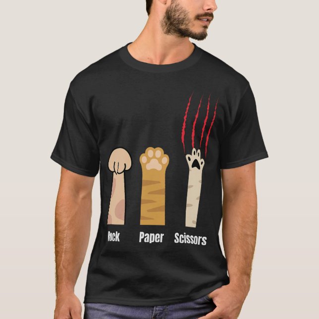 S2 Schere Stein Papier (22) T-Shirt (Vorderseite)