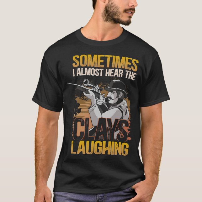 S2 Trapschießen Trap Schießen Clay Target (122) T-Shirt (Vorderseite)