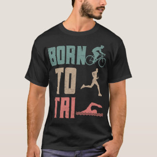 S2 Triathlon Triathlet Schwimmen Radfahren Laufen T-Shirt
