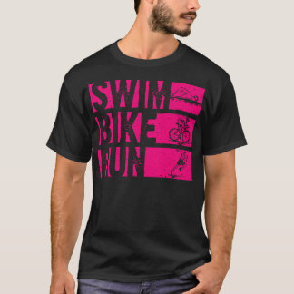 S2 Triathlon Triathlet Schwimmen Radfahren Laufen  T-Shirt