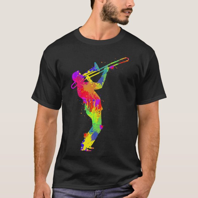 S2 Trombone Trombonist (73) T-Shirt (Vorderseite)