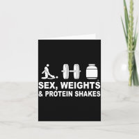 S3x Gewichte und Protein-Shakes Lustiger Spruch Zi