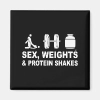 S3x Gewichte und Protein-Shakes Lustiger Spruch Zi
