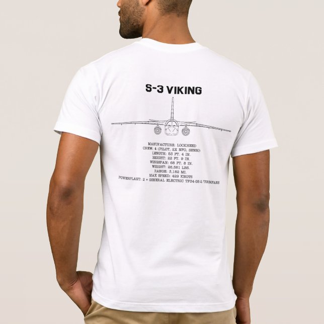 S-3-STATS-T - Shirt (Rückseite)