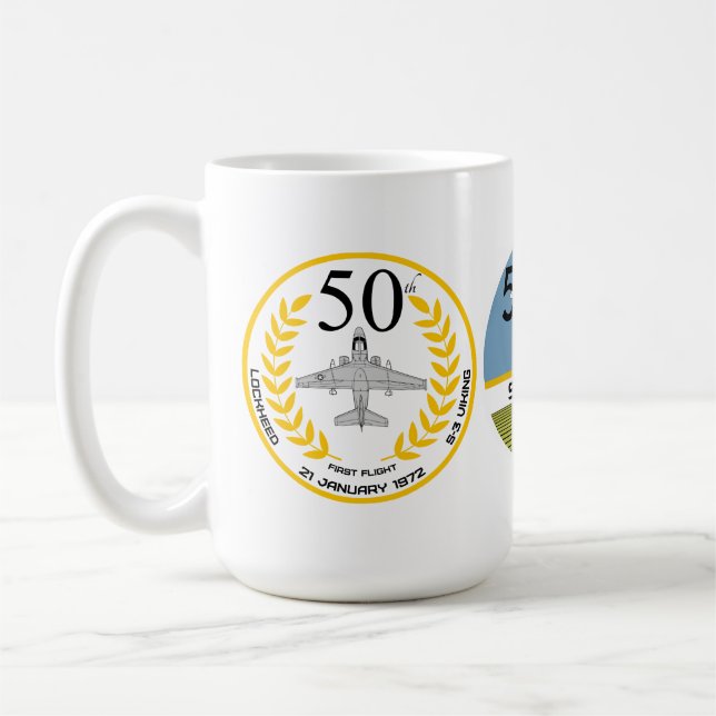 S-3-VIKING ERSTER FLUG 50. KAFFEETASSE (Links)