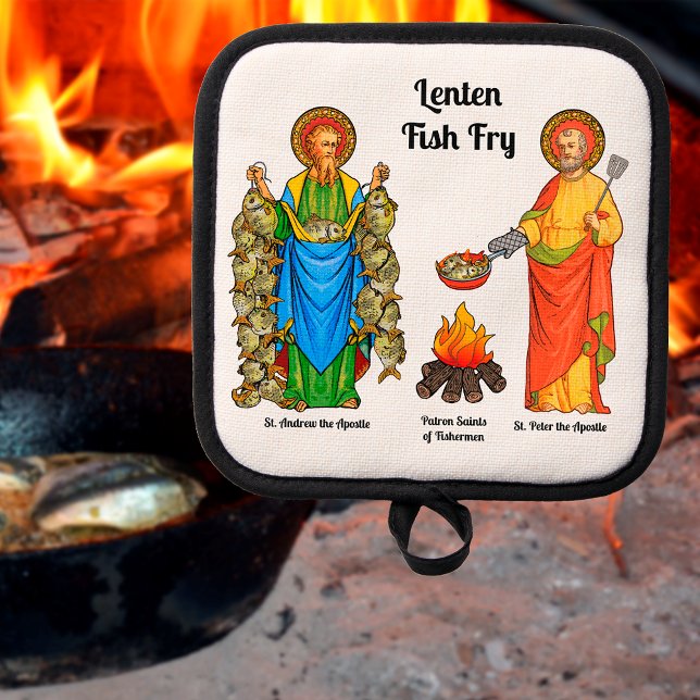 S. Andrew & Peter's Fish Fry Cookout (Schlicht) Topflappen (Von Creator hochgeladen)