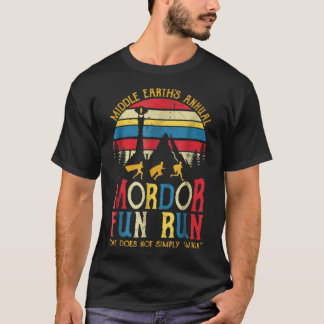 S Annual Mordor Fun Run Retro Vintage 2 T-Shirt