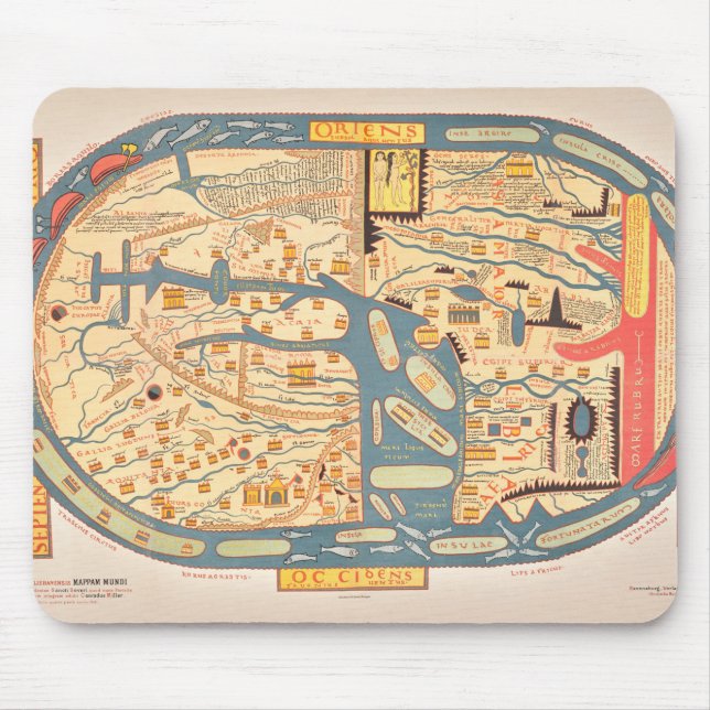 S. Beati Liebanensis mappam mundi ad exemplar eccl Mousepad (Vorne)