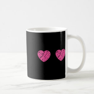 S Brusties Herz BH Brustkrebsbewusstsein Welt Kaffeetasse