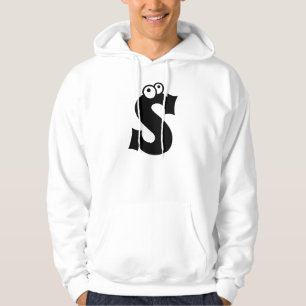 S, Buchstabe mit Augenbrauen Hoodie