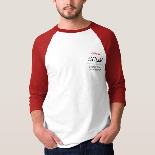 S.C.U.M.  … Hochfliegendes T-Shirt (Vorderseite)
