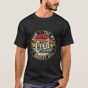 S Cecil Der Mythos Die Legende Vorname Cecil T-Shirt
