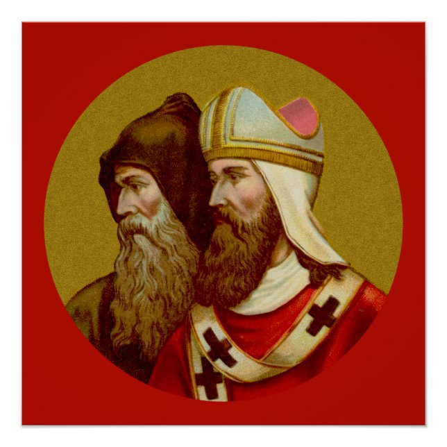 S. Cyril & Methodius (M 001) 20"x20" Poster #1 (Vorderseite)