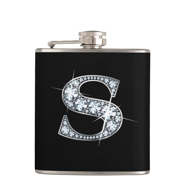 S "Diamond Bling"-Flasche Flachmann (Vorderseite)