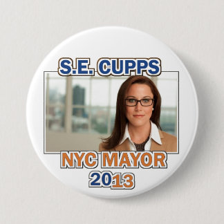 S.E. Cupps für NYC Bürgermeister 2013 Button