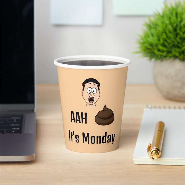 S&%# Es ist Montag Papier Cup Pappbecher (InSitu)