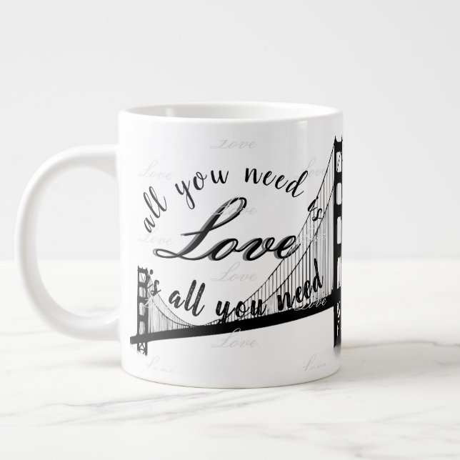 S.F Liebe Jumbo-Tasse (Links)