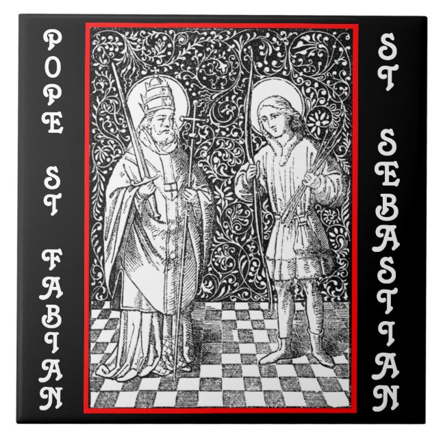 S. Fabian & Sebastian (BG 01) Fliese (Vorderseite)