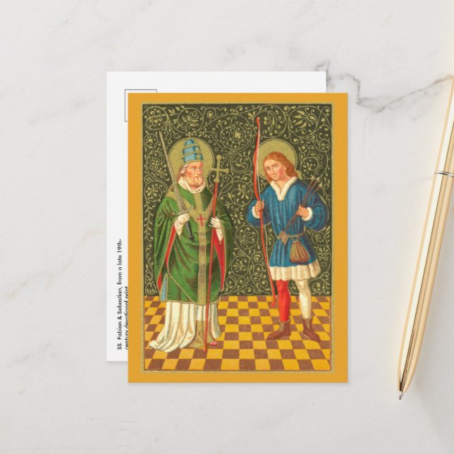 S. Fabian & Sebastian (PA 01) Postcard Postkarte (Vorderseite/Rückseite Beispiel)