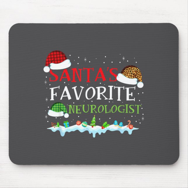s Favorite Neurologist Fun Santa Fun Mousepad (Vorne)