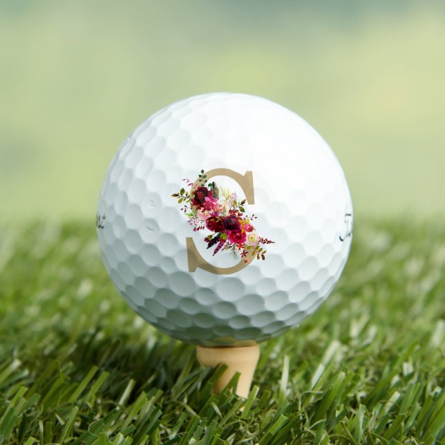 S Floral Golfball