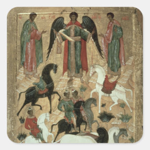 S. Florus und Laurus Quadratischer Aufkleber