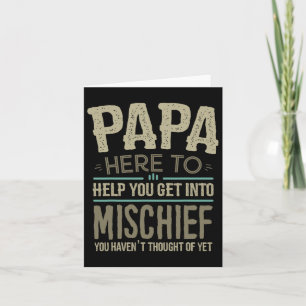S from Grandchildren for Men Vathage Day Papa Karte
