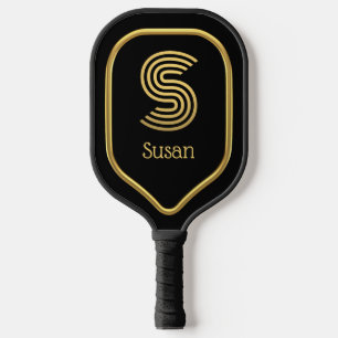 S Gold Pickleball Paddle