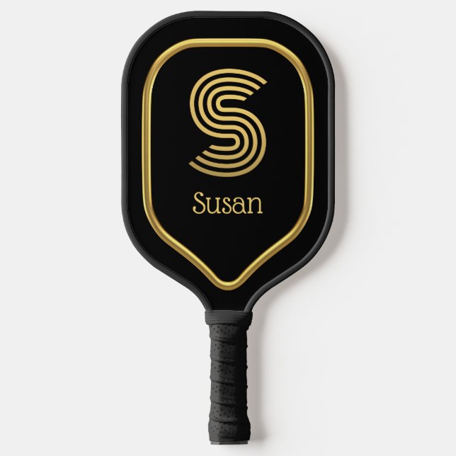 S Gold Pickleball Paddle (Vorderseite)