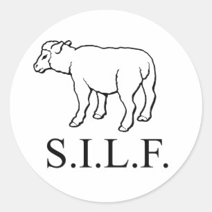 S.I.L.F. RUNDER AUFKLEBER