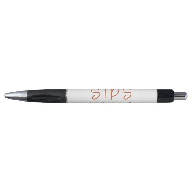 S.I.P.S. Pen - Orange Kugelschreiber (Vorderseite)